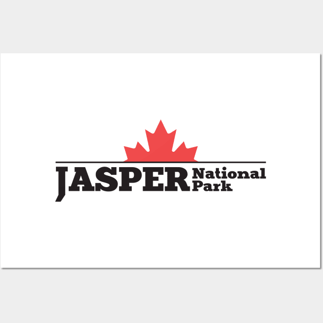 Jasper National Park Logo Wall Art by Whimzy Arts